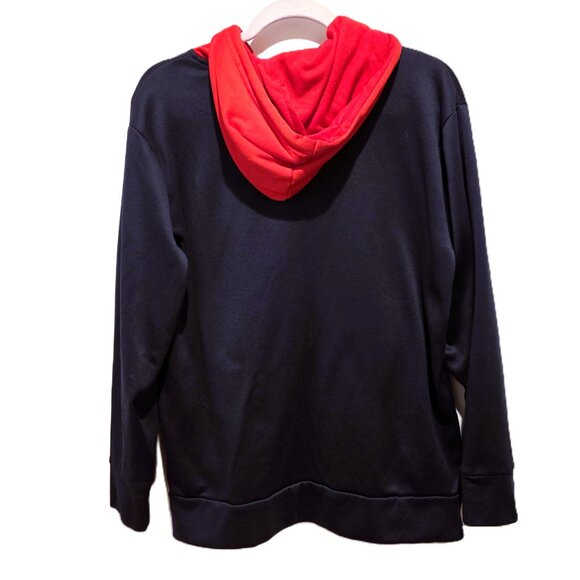 FC Bayern Munchen Hoodie Blue Sweatshirt Pullover Soccer Futbol Mens Small - Picture 4 of 8